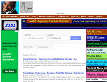 Tablet Screenshot of job1agency.com